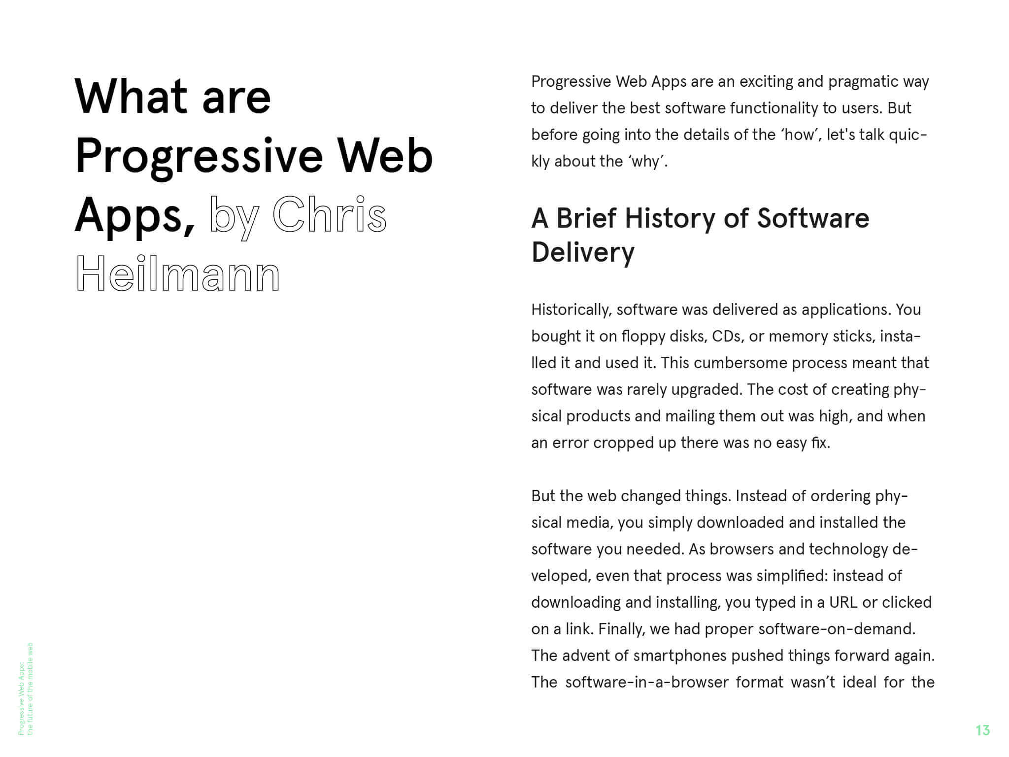 PWA ebook Awwwards